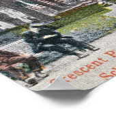 Uitzicht van het Crescent Park Poster (Hoek)