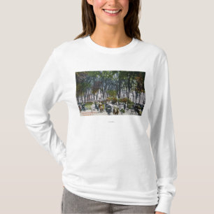 Uitzicht van het Crescent Park T-shirt