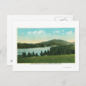 Uitzicht van het dampmeer met Mt. Baker op afstand Briefkaart (Voorkant / Achterkant)