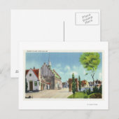 Uitzicht van het Deense dorp Briefkaart (Voorkant / Achterkant)