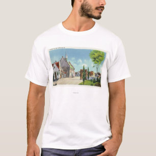 Uitzicht van het Deense dorp T-shirt