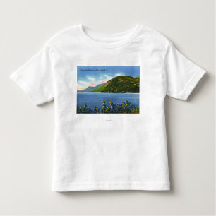 Uitzicht van het Deers Leap Mountain Kinder Shirts