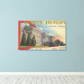 Uitzicht van het Denver Museum of Natural History Canvas Afdruk (Insitu (Houten vloer))