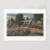 Uitzicht van het dorp briefkaart (Voorkant)