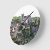 Uitzicht van het dorp en de kerk ( foto ) 3 ronde klok (Hoek)