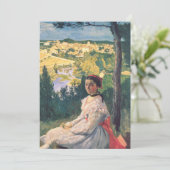 Uitzicht van het dorp | Fré dé ric Bazille (Staand voorkant)