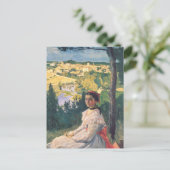 Uitzicht van het dorp | Fré dé ric Bazille Briefkaart (Staand voorkant)