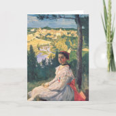 Uitzicht van het dorp | Fré dé ric Bazille Kaart (Voorkant)