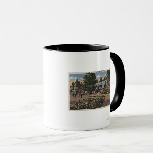 Uitzicht van het dorp mok (Voorkant rechts)