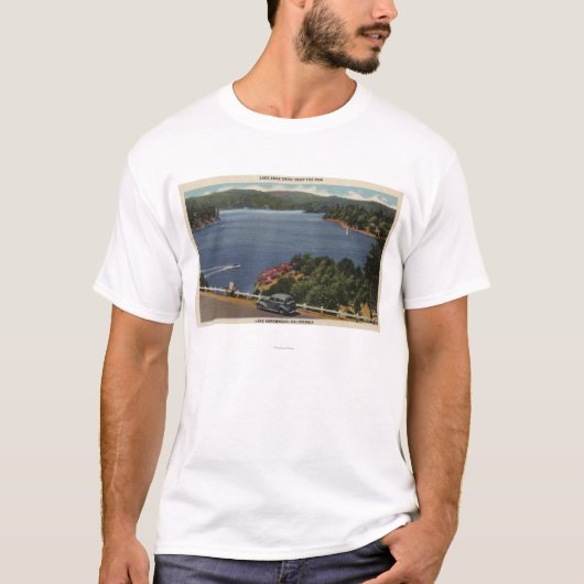 Uitzicht van het Edge-station van het meer nabij d T-shirt (Voorkant)