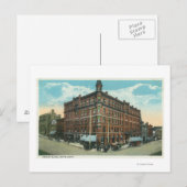 Uitzicht van het eigen blok TownButte, MT Briefkaart (Voorkant / Achterkant)