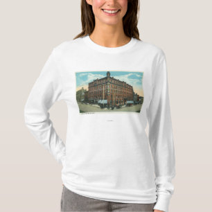 Uitzicht van het eigen blok TownButte, MT T-shirt