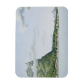 Uitzicht van het eiland Bora Bora, van 'Voyage aut Magneet (Verticaal)