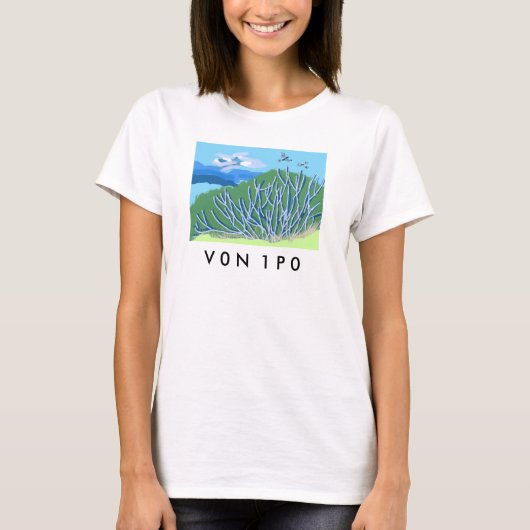 Uitzicht van het eiland Galiano V0N1P0 Tshirt (Voorkant)
