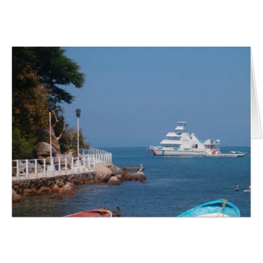 uitzicht van het eiland van de Puerto Vallarta-kaa (Voorkant Horizontaal)