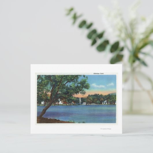 Uitzicht van het Eldridge Park Briefkaart (Staand voorkant)