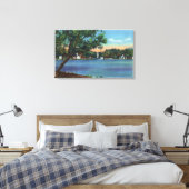 Uitzicht van het Eldridge Park Canvas Afdruk (Insitu (Slaapkamer))