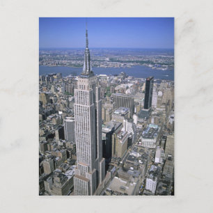 Uitzicht van het Empire State Building en Briefkaart