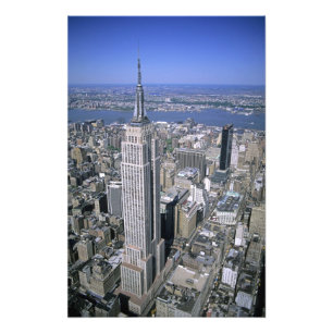 Uitzicht van het Empire State Building en Foto Afdruk