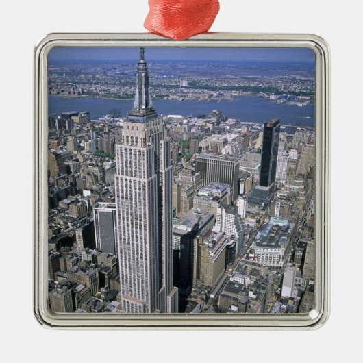 Uitzicht van het Empire State Building en Metalen Ornament (Voorkant)