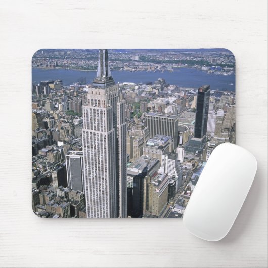 Uitzicht van het Empire State Building en Muismat (Met muis)