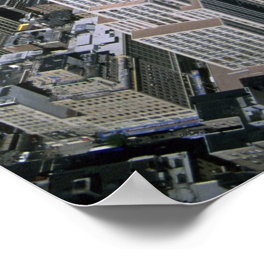 Uitzicht van het Empire State Building en Poster (Hoek)