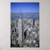 Uitzicht van het Empire State Building en Poster (Voorkant)
