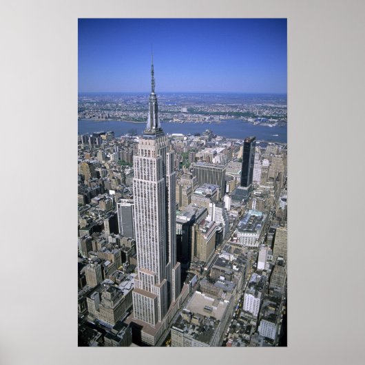 Uitzicht van het Empire State Building en Poster (Voorkant)