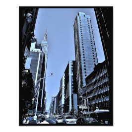 Uitzicht van het Empire State Building Foto Afdruk
