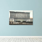 Uitzicht van het Fairmont-hotel Canvas Afdruk (Insitu (Houten vloer))
