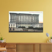 Uitzicht van het Fairmont-hotel Canvas Afdruk (Insitu (Woonkamer))