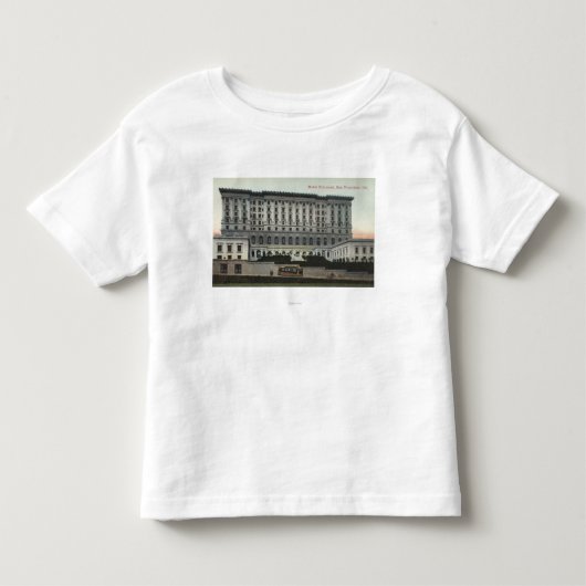Uitzicht van het Fairmont-hotel Kinder Shirts (Voorkant)