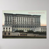 Uitzicht van het Fairmont-hotel Poster (Voorkant)