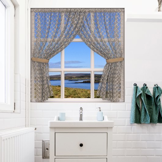 Uitzicht van het Fake-venster van het eiland Skye  Poster