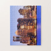 Uitzicht van het financiële district van het centr legpuzzel (Verticaal)