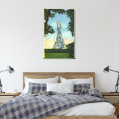 Uitzicht van het Forefathers Monument # 2 Canvas Afdruk (Insitu (Slaapkamer))