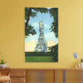 Uitzicht van het Forefathers Monument # 2 Canvas Afdruk (Insitu (Woonkamer))