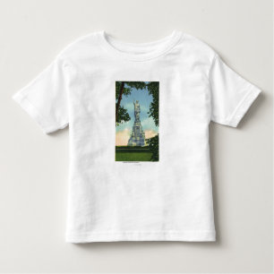 Uitzicht van het Forefathers Monument # 2 Kinder Shirts