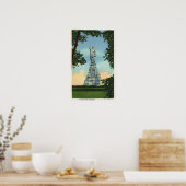 Uitzicht van het Forefathers Monument # 2 Poster (Keuken)