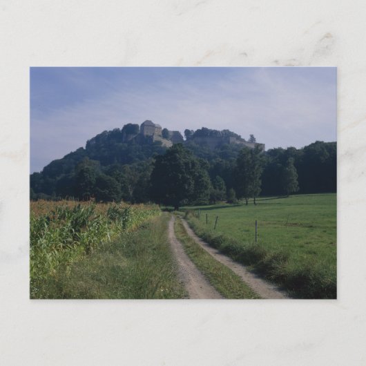 Uitzicht van het fort briefkaart (Voorkant)