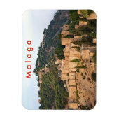 Uitzicht van het fort van Alcazaba in Malaga. Magneet (Verticaal)