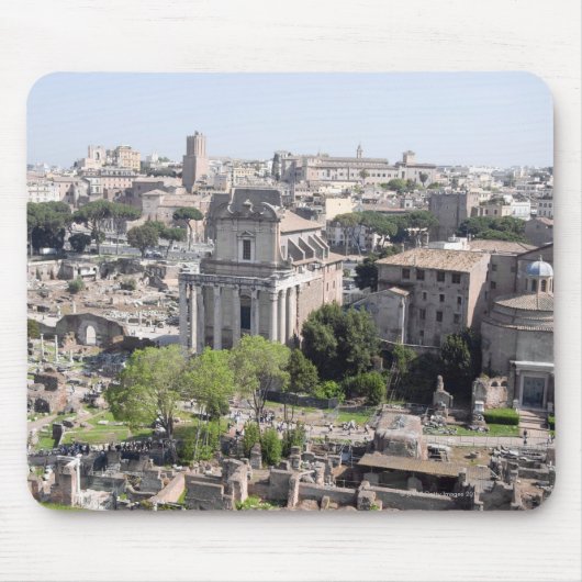 Uitzicht van het Forum van Rome voor de Faeröer Muismat (Voorkant)