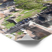 Uitzicht van het Forum van Rome voor de Faeröer Poster (Hoek)