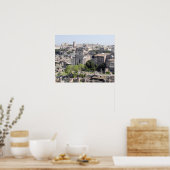 Uitzicht van het Forum van Rome voor de Faeröer Poster (Keuken)