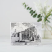 Uitzicht van het Foundling Hospital Briefkaart (Staand voorkant)