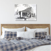 Uitzicht van het Foundling Hospital Canvas Afdruk (Insitu (Slaapkamer))