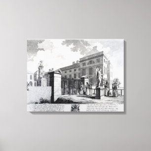 Uitzicht van het Foundling Hospital Canvas Afdruk