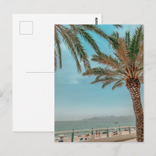 Uitzicht van het Franse Riviera in het Briefkaart  (Voorkant / Achterkant)