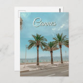 Uitzicht van het Franse Riviera in het Briefkaart (Voorkant / Achterkant)