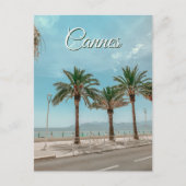 Uitzicht van het Franse Riviera in het Briefkaart (Voorkant)